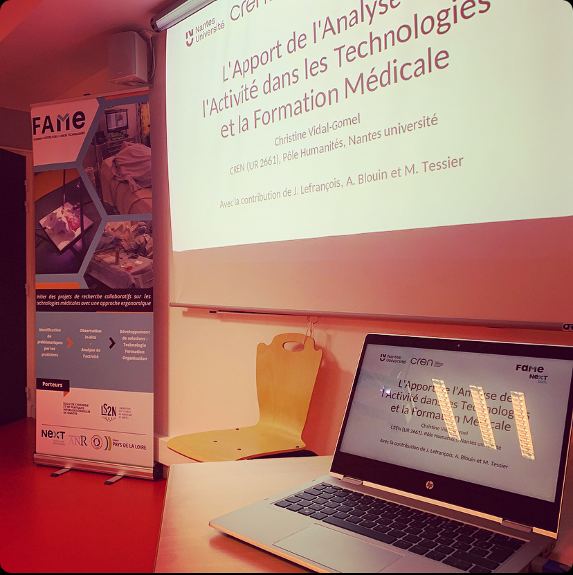 Tableau meetup FAME avec Christine Vidal-Gomel