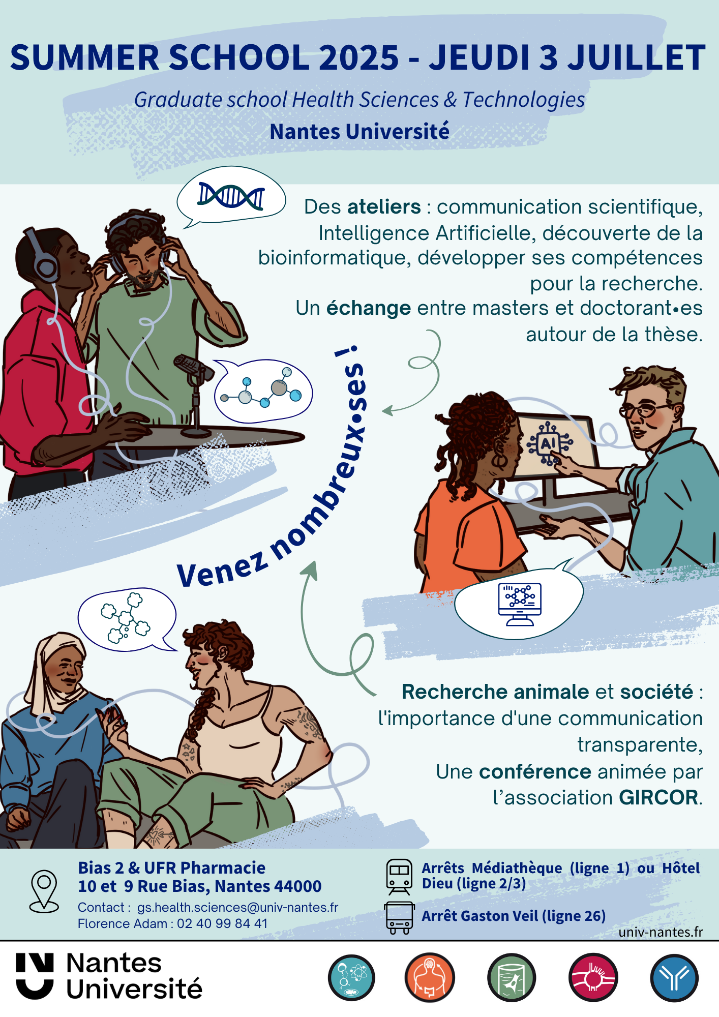 Affiche Summer school 2025
