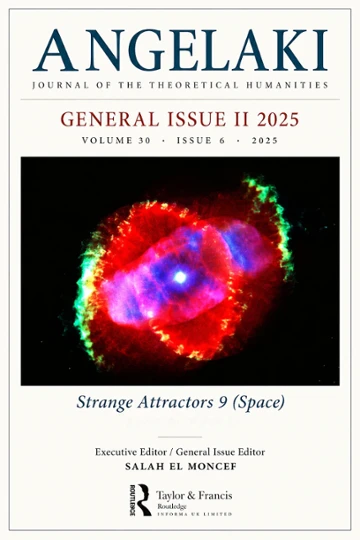 Angelaki, volume 30, issue 6 (2025), General Issue II. Cover artwork: Strange Attractors 9 (Space), Salah el Moncef.