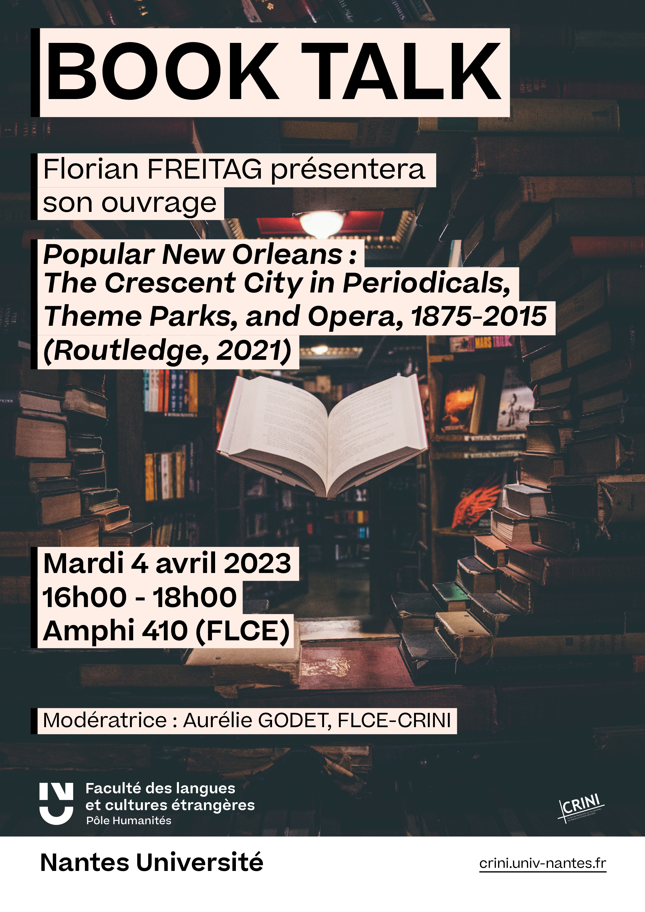 Book Talk avec Florian FREITAG - 04 avril 2023