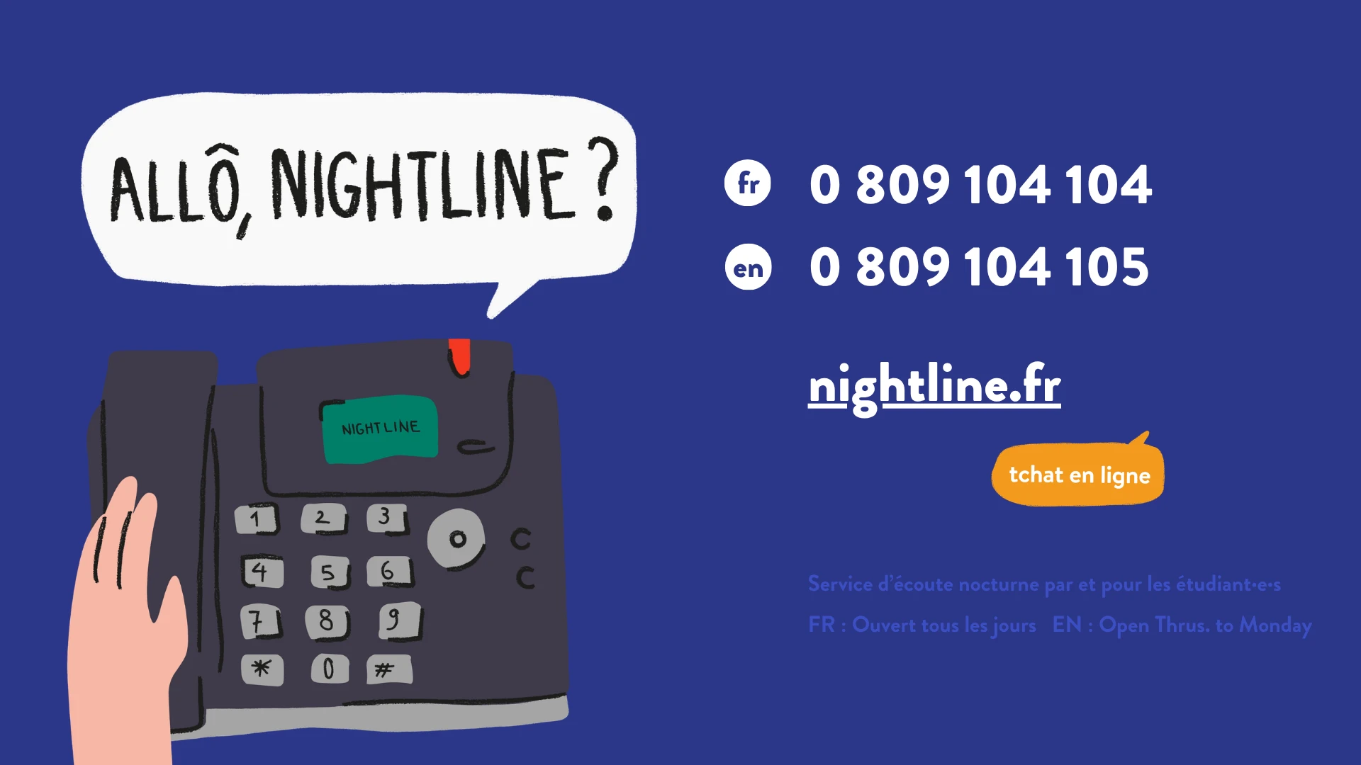 Carton allô nightline 