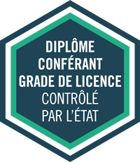 Label "Diplôme conférent grade de Licence contrôlé par l'Etat" 