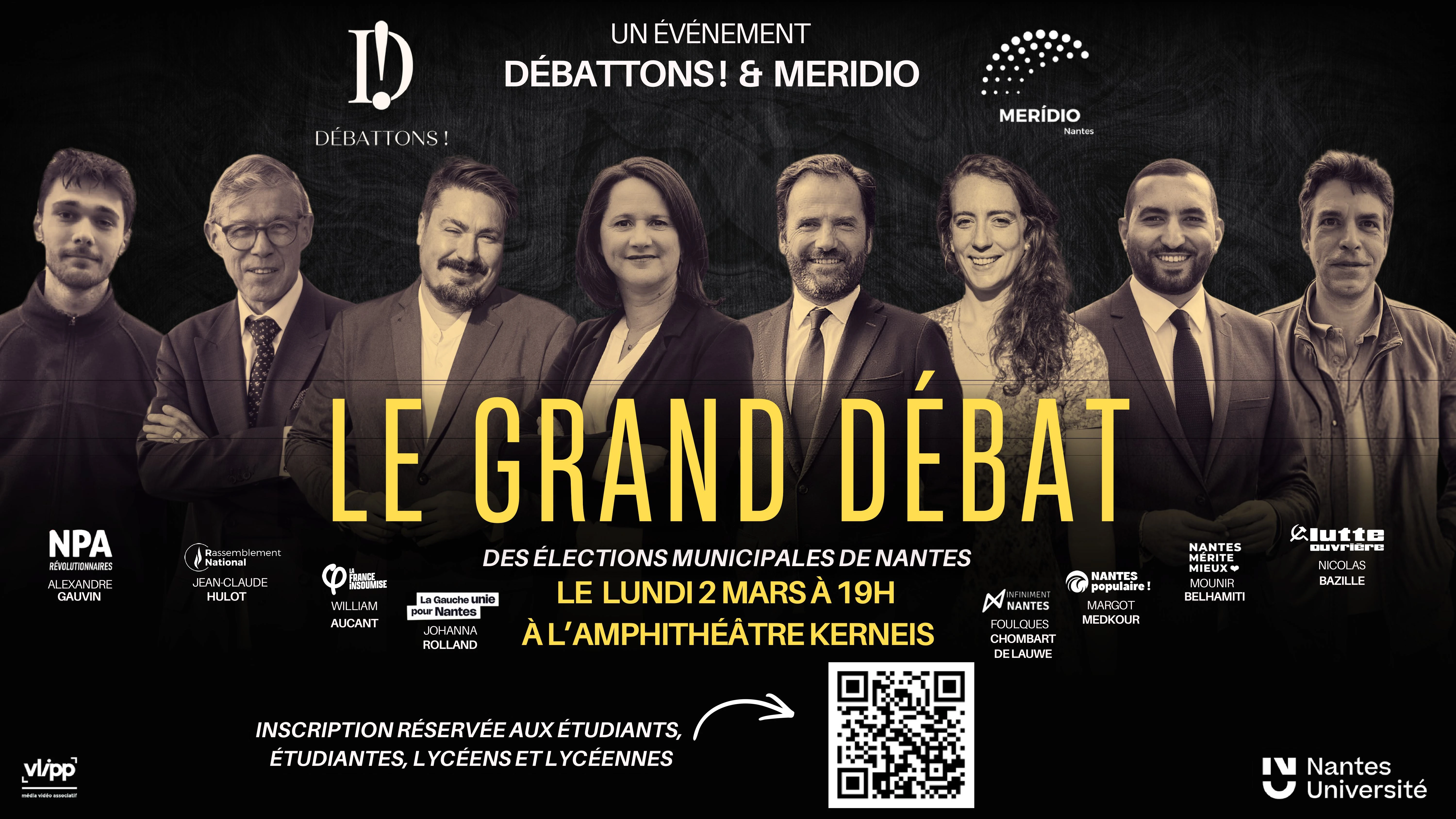 Le Grand Débat des élections municipales de Nantes