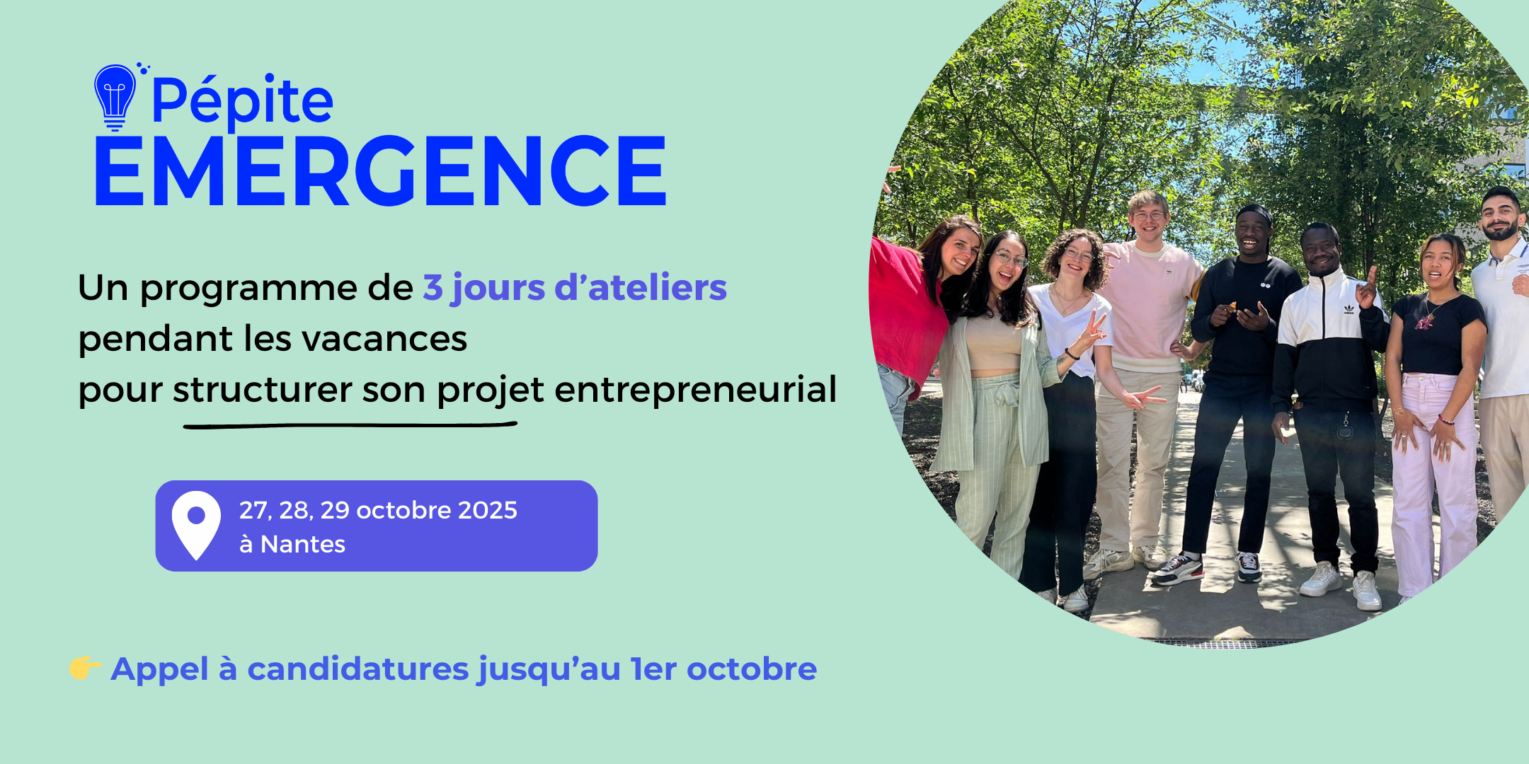 Workshop Emergence les 27 – 28 – 29 octobre