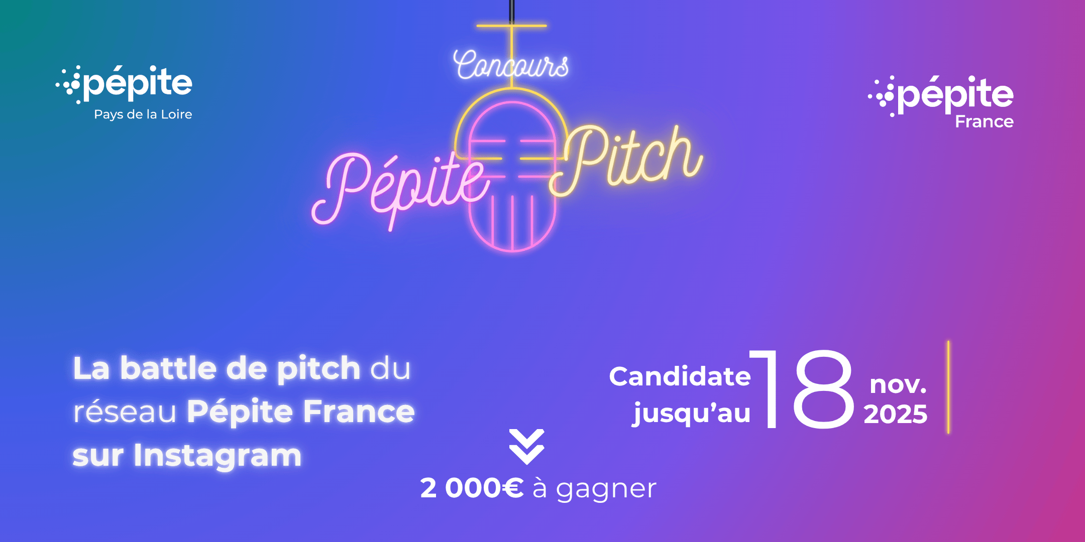 PepitePitch concours de pitch instagram