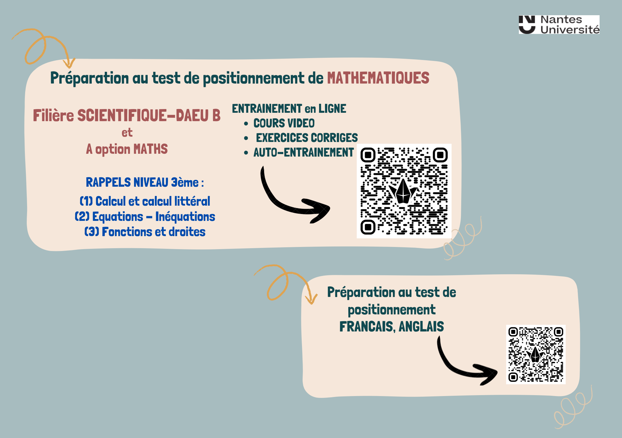 Préparation aux tests