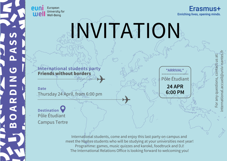 Invitation international students party