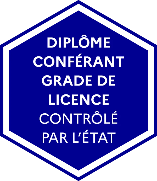 Diplôme conférent grade de Licence contrôlé par l'Etat 