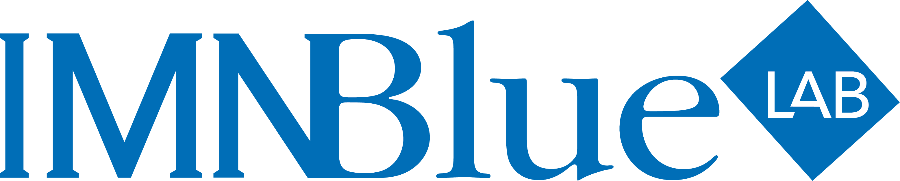 logo imnblue lab bleu