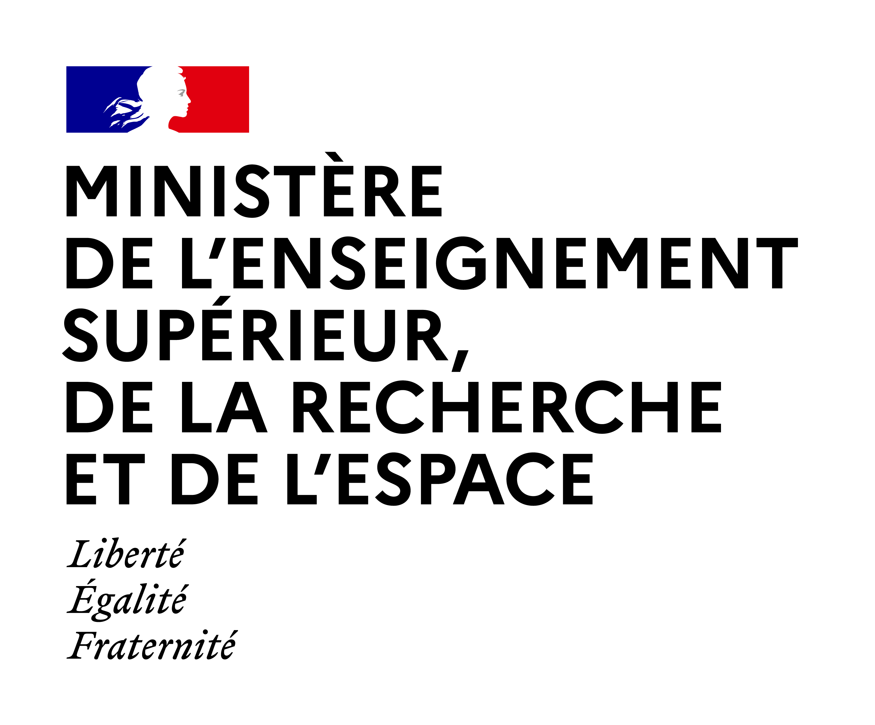 Logo Ministère de l’Enseignement supérieur, de la Recherche et de l'Espace