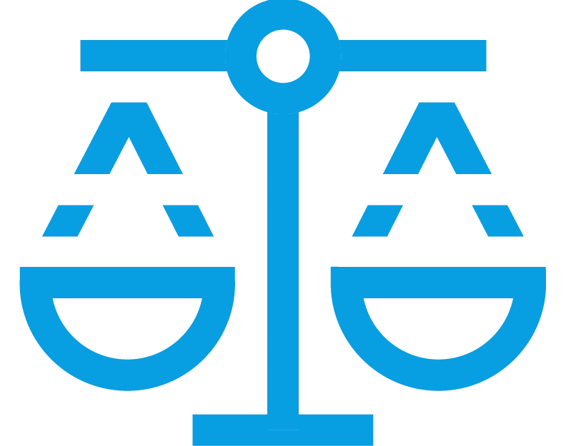 Picto balance droit shs cyan