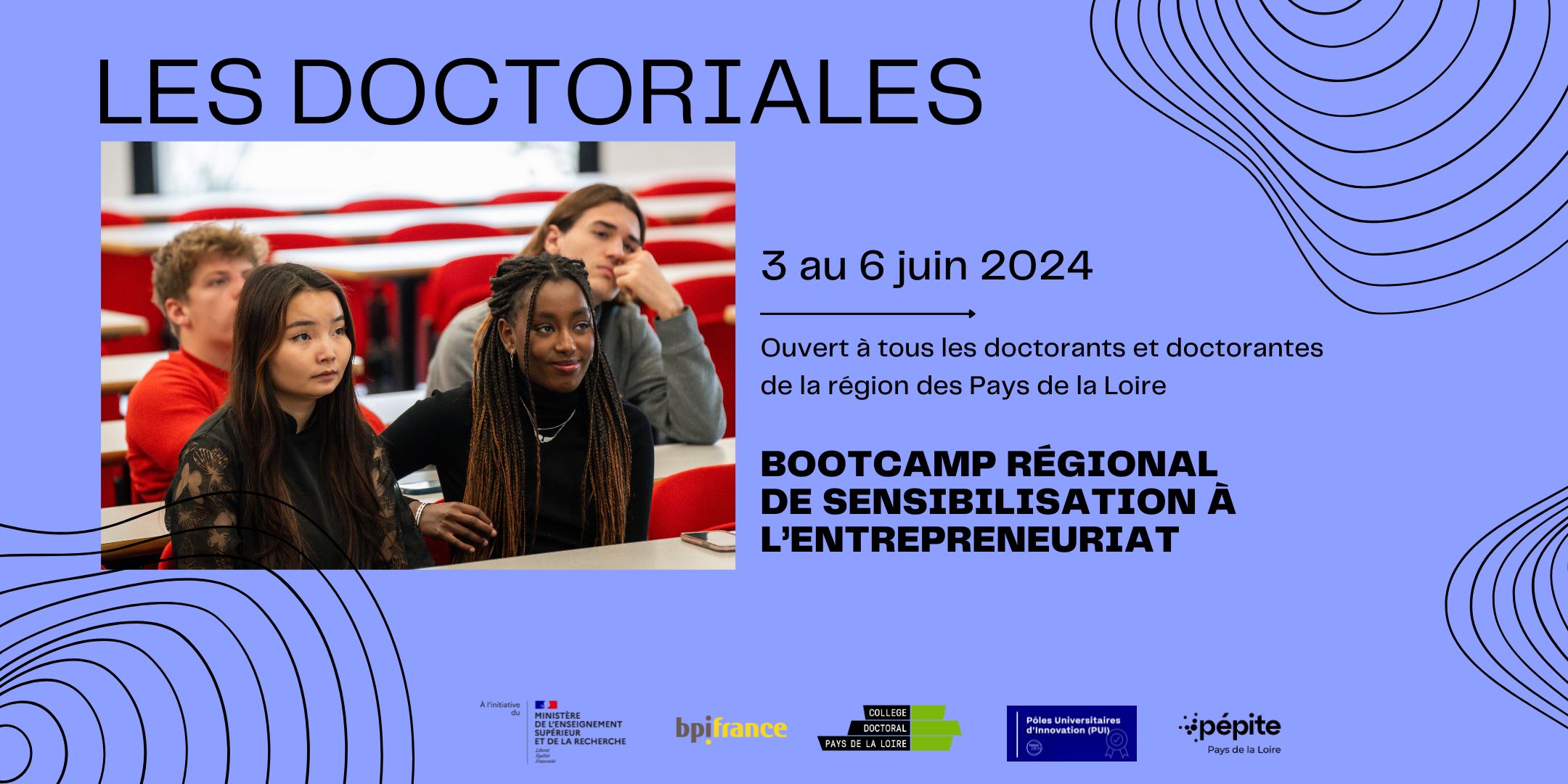 Les Doctoriales - formation transversale Pays de la Loire - édition 2024
